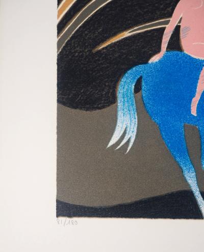 Albert ZAVARO : Amazone - Lithographie Originale Signée 2