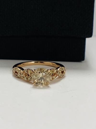Rose Gold Diamond ring 1.00ct 2