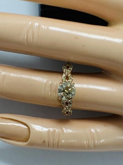 Rose Gold Diamond ring 1.00ct 2