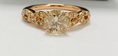 Rose Gold Diamond ring 1.00ct 2
