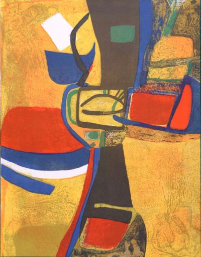 Maurice ESTÈVE - Corne à Licou, 1968 - Lithographie Originale 2
