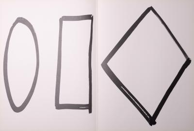 Ellsworth KELLY - Composition abstraite (G), 1964 - Lithographie originale 2