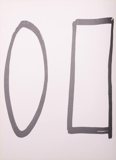 Ellsworth KELLY - Abstract Composition (G), 1964 - Original lithograph 2