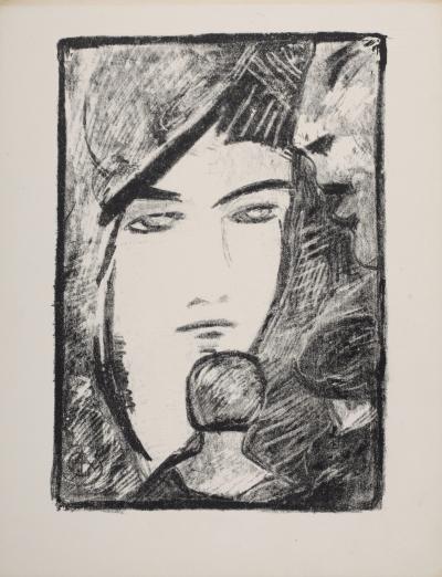 Alexandre CINGRIA - Portrait,1930 - Lithograph 2