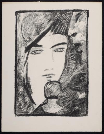 Alexandre CINGRIA - Portrait,1930 - Lithograph 2
