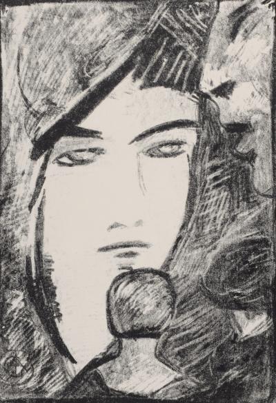 Alexandre CINGRIA - Portrait,1930 - Lithograph 2