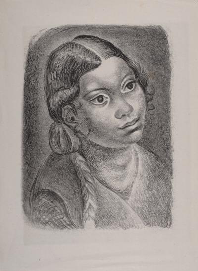 Dimitrios Emmanuel GALANIS  - La Mulatresse, 1926 - Lithograph 2