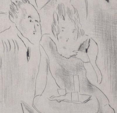 Jules PASCIN - Au bal (à Paris),1927 - Gravure originale 2