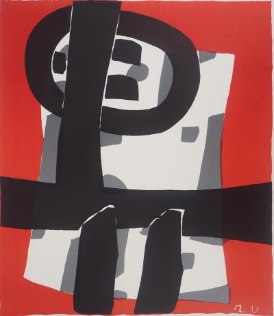 Raoul UBAC : Galerie Maeght Exposition 1950 - Lithographie signée 2