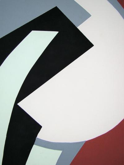Silvano BOZZOLINI - Composition, 1954 - Sérigraphie originale signée et numérotée 2