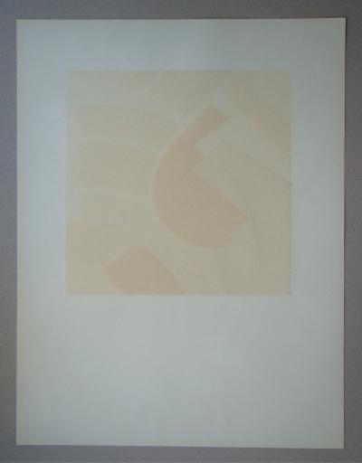 Silvano BOZZOLINI - Composition, 1954 - Sérigraphie originale signée et numérotée 2