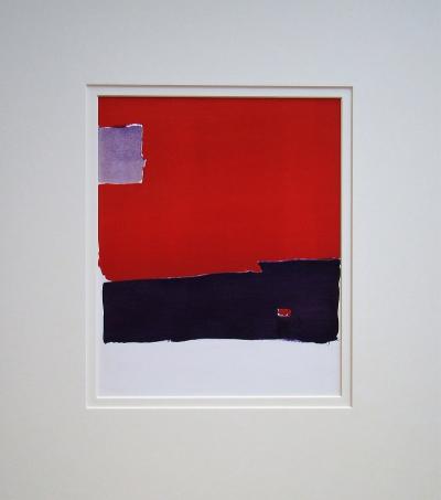 Nicolas DE STAËL (d’après) - Composition Paysage, 1959 - Pochoir 2