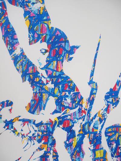 JonOne : Liberté, Egalité, Fraternité - Sérigraphie originale sur toile 2