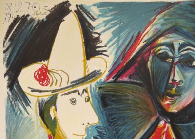 Pablo Picasso - Affiche lithographique originale  - Musée Dynamique, Dakar 1972 2
