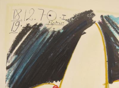 Pablo Picasso - Affiche lithographique originale  - Musée Dynamique, Dakar 1972 2
