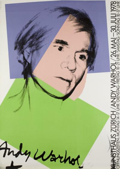 Andy WARHOL - Kunsthaus Zürich, 1978 - Affiche 2