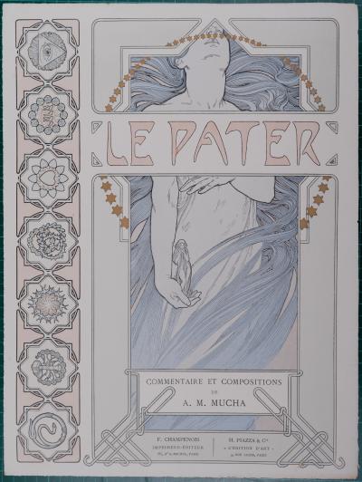 Alphonse MUCHA - Le Pater, 1899 - Lithographie originale 2