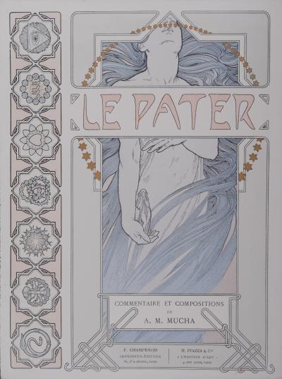 Alphonse MUCHA - Le Pater, 1899 - Lithographie originale 2