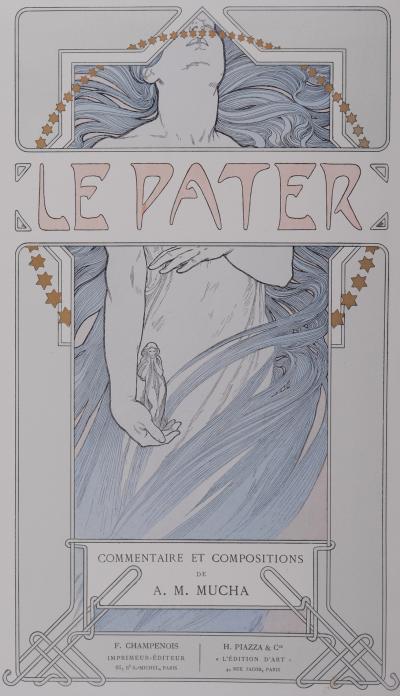 Alphonse MUCHA - Le Pater, 1899 - Lithographie originale 2