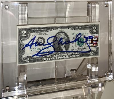 Andy WARHOL - Billet de 2$  - Billet signé au feutre 2