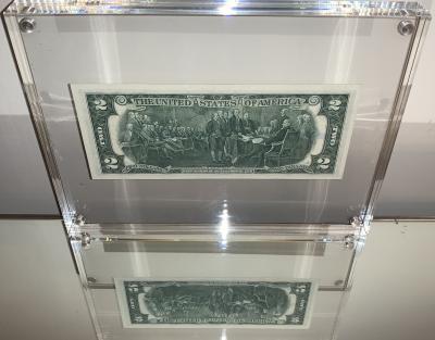 Andy WARHOL - Billet de 2$  - Billet signé au feutre 2