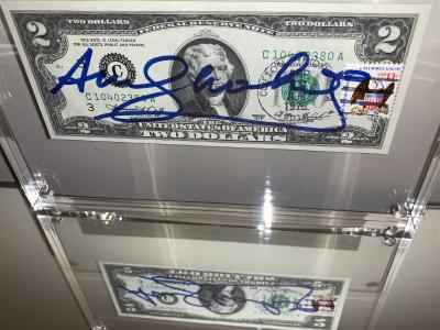 Andy WARHOL - Billet de 2$  - Billet signé au feutre 2