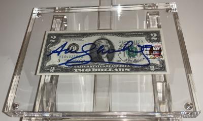 Andy WARHOL - Billet de 2$  - Billet signé au feutre 2