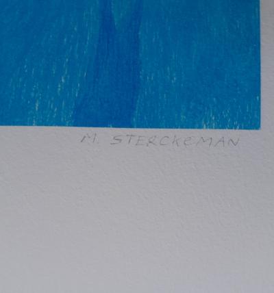 Michaël STERCKEMAN - Pagan, 2019 - Impression offset signée au crayon 2