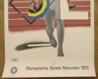 Peter PHILLIPS  - Jeux Olympiques de Munich, 1972 - Affiche lithographie signée au crayon 2
