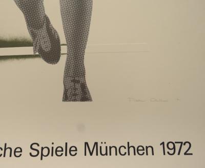 Peter PHILLIPS  - Jeux Olympiques de Munich, 1972 - Affiche lithographie signée au crayon 2