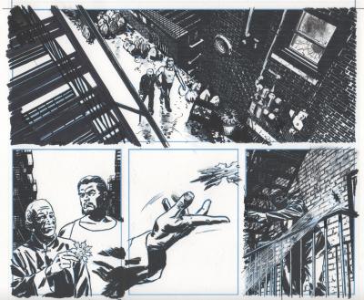 Michael LARK - Daredevil Issue 113 page 18 + - Planche originale 2
