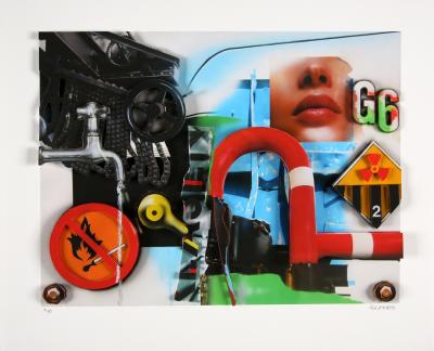 Peter KLASEN - G6, 2018, Lithographie en 3D 2