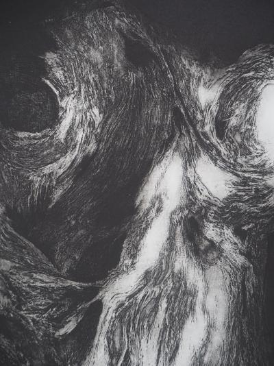 Stanislav MARIJANOVIC: La rencontre de l’abstraction et de la lumière - Eau forte originale signée 2