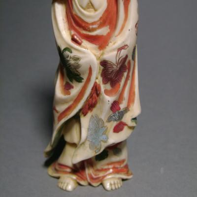 Japon - Okimono représentant la Déesse Benten, première moitié du XXème siècle 2