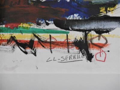 Claude SERRILE - P4, 2018 - Acrylique sur papier 2