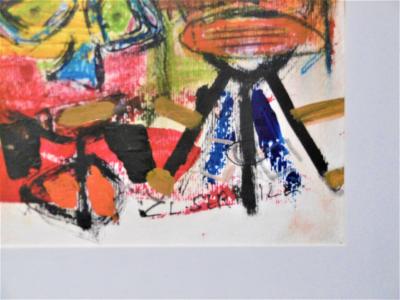 Claude SERRILE - P5, 2018 - Acrylique sur papier 2