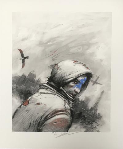 Enki Bilal, Bug, 2017, tirage réhaussé à la main 2