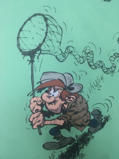 André FRANQUIN - Marsupilami et le chasseur - Sérigraphie dédicacée 2