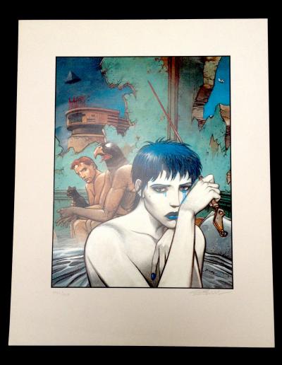 Enki Bilal, Trilogie Nikopol : La Femme Piège, 1986, sérigraphie signée 2