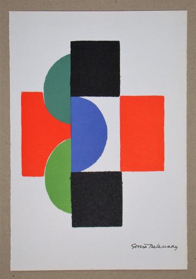 SONIA DELAUNAY ( d’après ) - Rythme couleur, 1975 -  Sérigraphie en couleurs 2