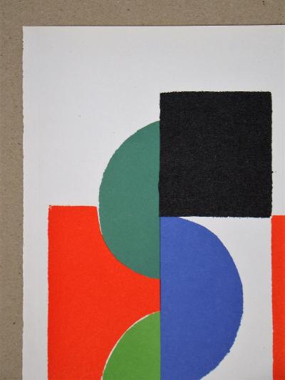SONIA DELAUNAY ( d’après ) - Rythme couleur, 1975 -  Sérigraphie en couleurs 2