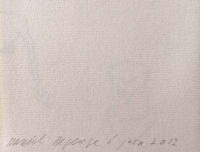 Daniel DEZEUZE - Sans titre, 2012 - Dessin original signé 2