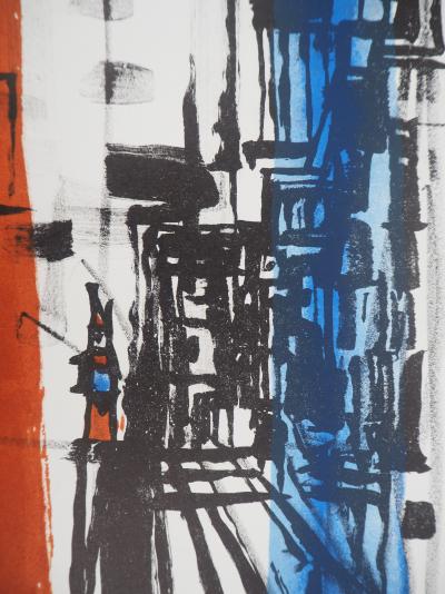 Maria Helena VIEIRA DA SILVA : Arrivée en ville - Lithographie originale 2