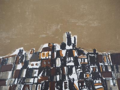 Maria Helena VIEIRA DA SILVA - Ville au Portugal - Lithographie originale 2