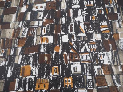 Maria Helena VIEIRA DA SILVA - Ville au Portugal - Lithographie originale 2