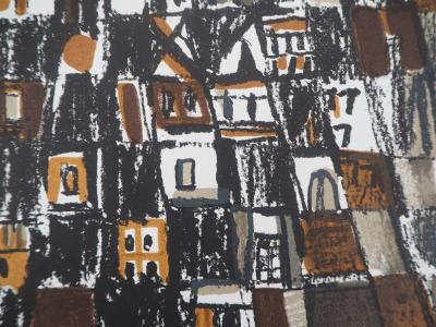 VIEIRA DA SILVA : Ville au Portugal - Lithographie originale 2