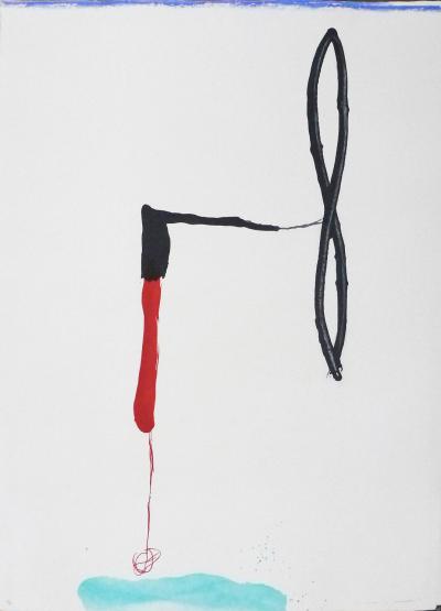 Josep Maria RIERA I ARAGO - Avio en angulo sobre agua, 2010, gravure 2