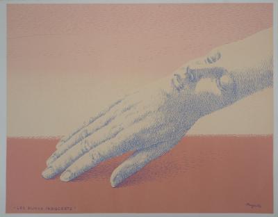 René MAGRITTE : Les bijoux indiscrets - 1963 - Lithographie originale, Signée 2