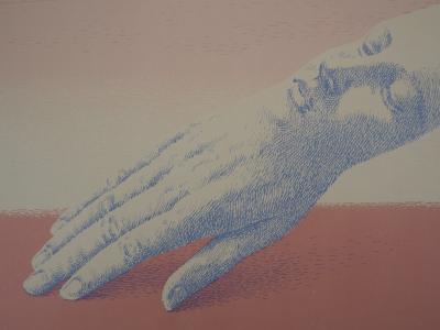 René MAGRITTE : Les bijoux indiscrets - 1963 - Lithographie originale, Signée 2
