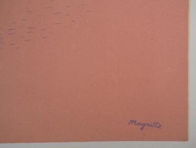 René MAGRITTE : Les bijoux indiscrets - 1963 - Lithographie originale, Signée 2